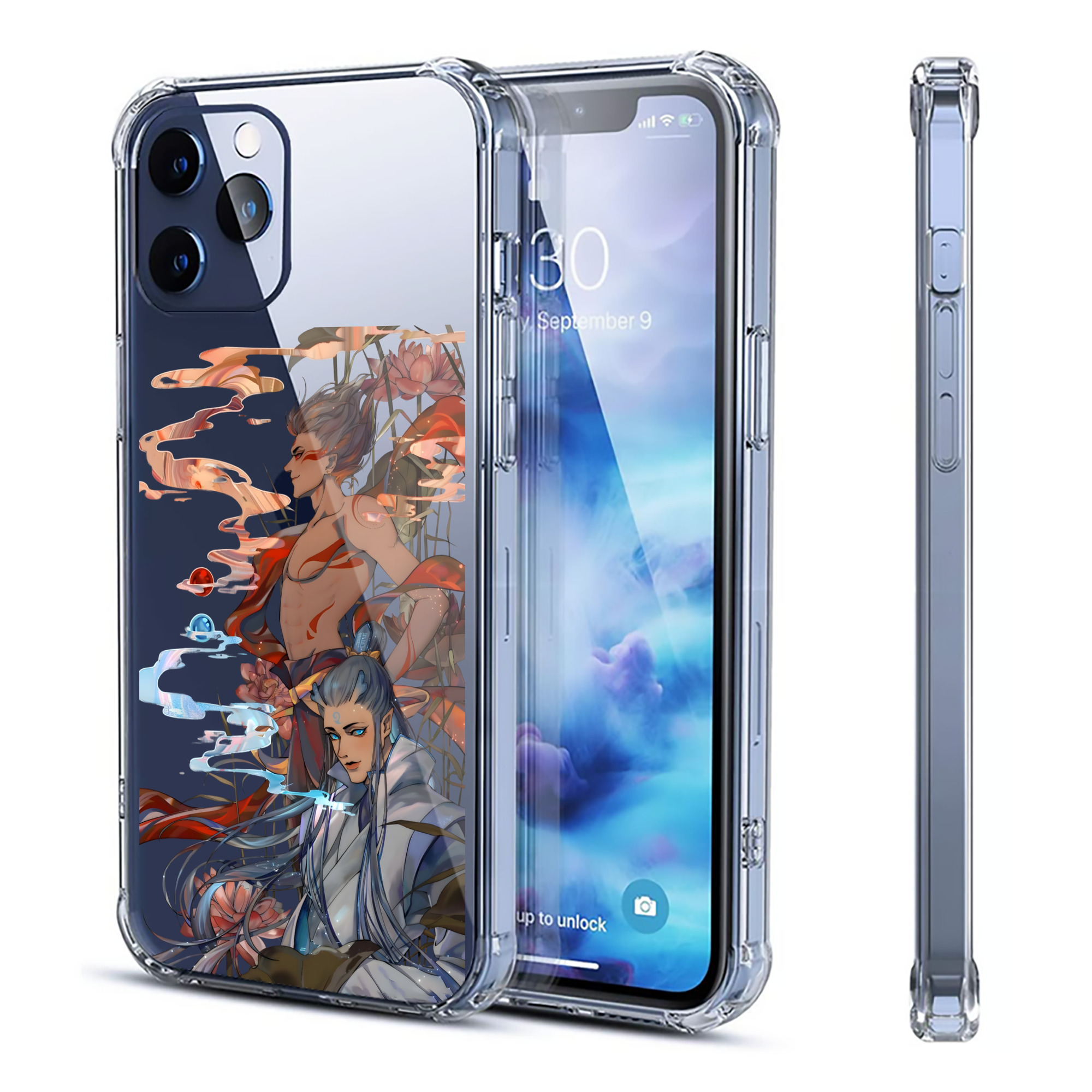 （画像用） Ne Zha 2 ナタ 魔童の大暴れ 【iPhone 12シリーズ対応】透明スマホケース（クリアソフトケース）